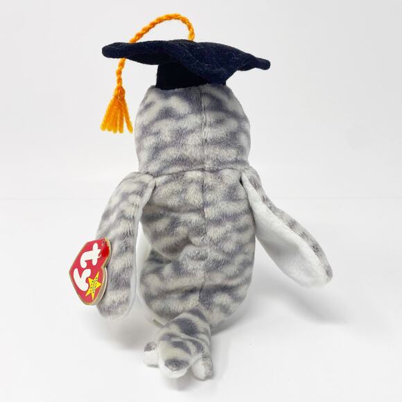 TY Vintage Class of ‘99 Owl "Wiser" Beanie Baby - Picture 4 of 11